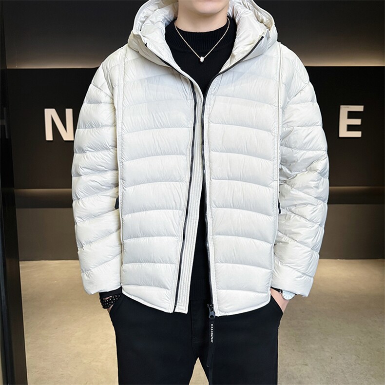 新标902025新款保暖运动休闲宽松排骨服连帽羽绒服5878-P355,男装羽绒服,电商A413