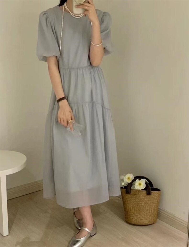 现货夏季新款连衣裙，女装连衣裙，素名