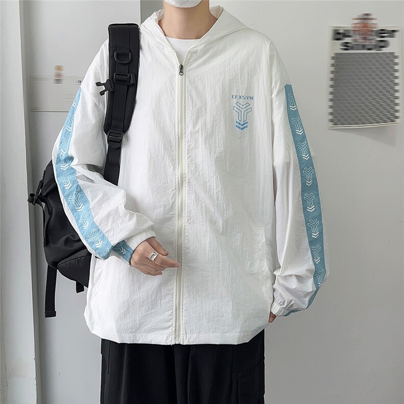 防晒衣男韩版潮流字母印花痞子帅气2026夏季新款ins外套W4771-P39,男装防晒衣,星座412