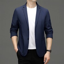 CD33621钱塘2020-2春秋薄款时尚休闲帅气中青年男士西服外套P170，男装西服，钱塘207-2