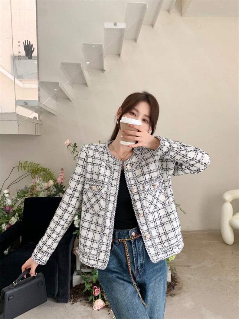 高端定制面料时尚大方优雅时尚外套，其它，荷塘月色