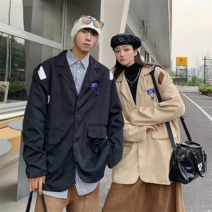 设计感西装外套潮牌痞帅宽松冷淡风西服高级感炸街上衣JKX652图片