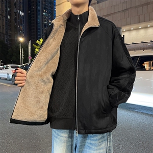 大码立领男士加绒保暖夹克7510-P85大码元控138图片