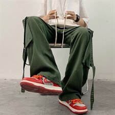 男Ins潮牌港风休闲工装裤CK154P36，男装休闲裤，星座1116-2