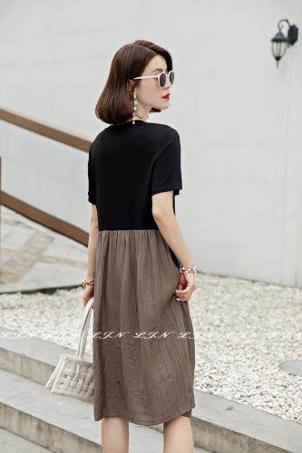 简约大方宽松连体裙，女装，莲佳妮