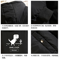 控128加绒面包服男大码羊羔毛棉衣男MY16315-P100，男装棉衣，电商A040A