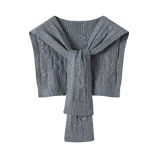 2025年秋季时尚百搭通勤简约休闲宫廷扭花披肩，披肩，牧绒家园