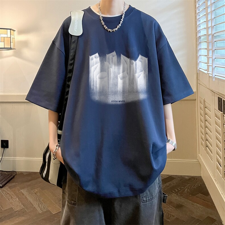 230g重磅纯棉!夏季短袖t恤男半袖男NT147-P25,男装T恤,电商B367