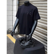 刺绣现货260克潮牌短袖ZX0161-特批25，男装T恤，星座313A(原308A-2)
