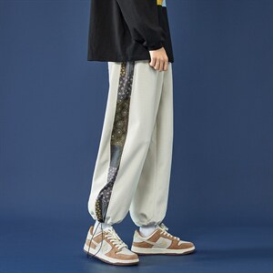 秋冬季休闲裤长裤炸街九分ins抽绳束脚灯芯绒裤子A125-BK910-P50，男装休闲裤，电商A125