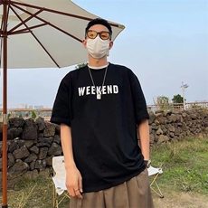 100棉圆领短袖T恤男夏季宽松潮流半袖体恤衫百搭ins简约，男装T恤，星座218-1（原230）
