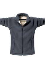 爆板摇粒绒夹克双面绒抓绒衣外套大码男装-加绒889-P55（M-8XL），男装夹克，星座1105