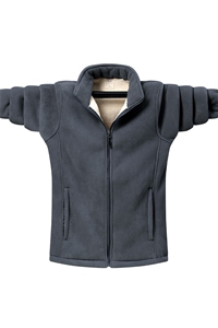 爆板摇粒绒夹克双面绒抓绒衣外套大码男装-加绒889-P55（M-8XL）图片