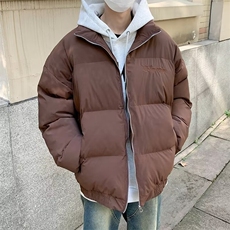 F68-P80立领百搭面包服外套秋冬日系复古潮流宽松保暖棉衣男，男装棉衣，星座512-6