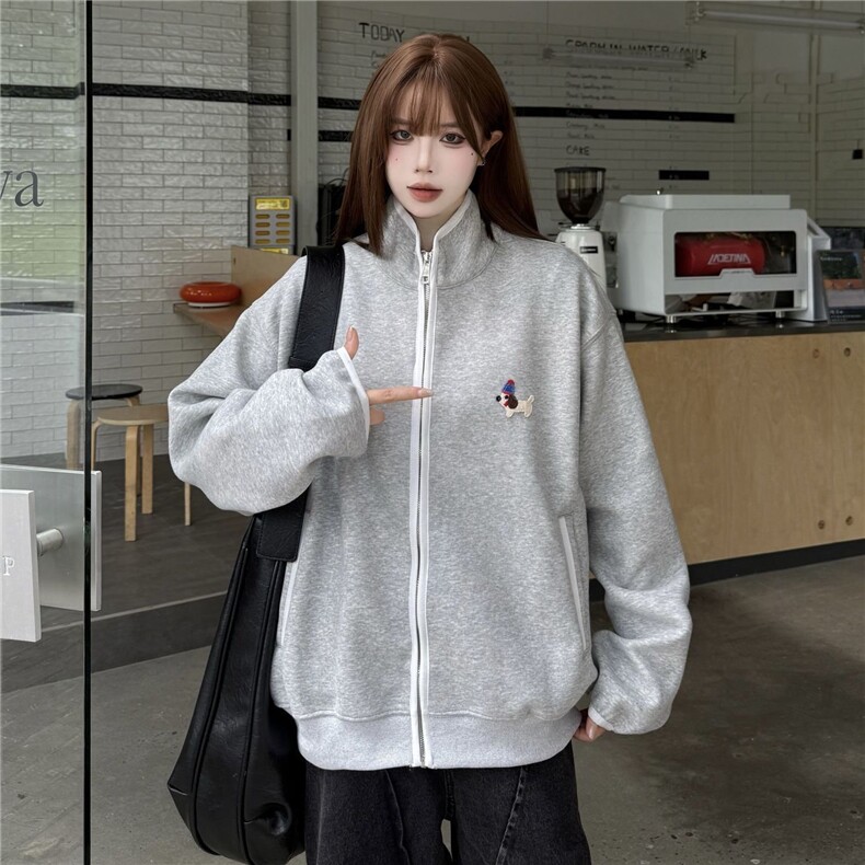 5639-P53原版做工/刺绣/后包领休闲开衫拉链卫衣薄款/加绒,男装卫衣,星座617A-2
