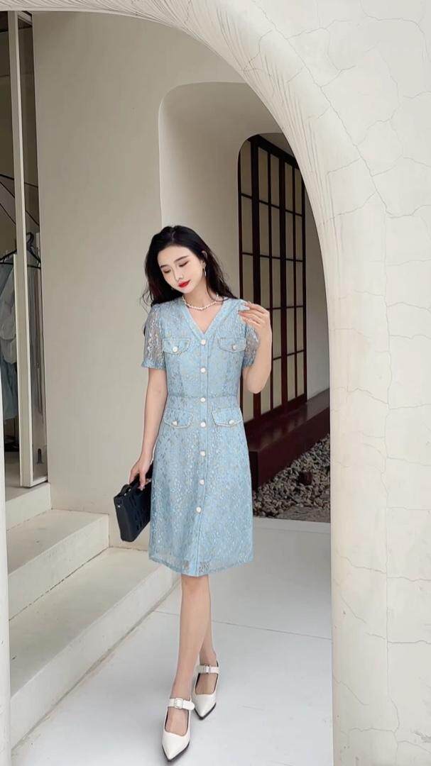 2023年夏装连衣裙，女装连衣裙，贻思茗