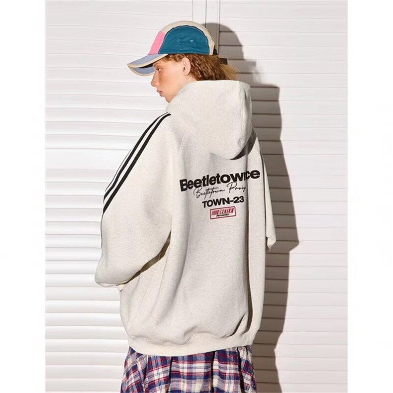 设计感连帽卫衣男款2026新款潮牌气宽松套头衫休闲上衣WYX39P43，男装卫衣，星座1013-5