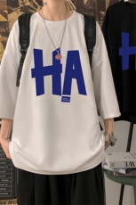 Q11258-P30春夏季七分袖t恤男大码五分袖男短袖中袖，男装T恤，电商A040
