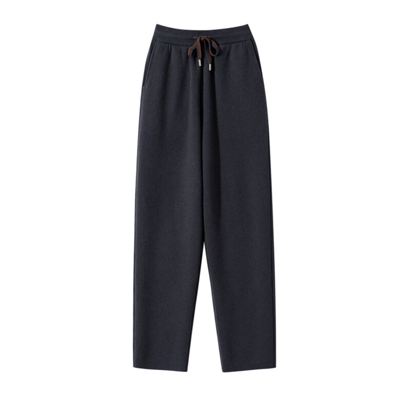 休闲宽松时尚男士经典设计感百搭裤子男装，男装休闲裤，榆莲羊绒