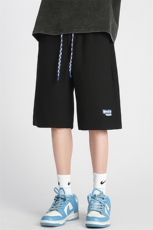 2023夏季日系潮流薄款舒适垂感透气五分裤男大码运动短裤DK24-P38，男装休闲裤，电商A082