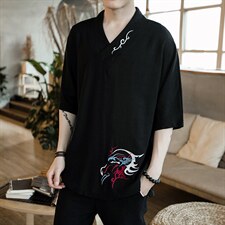 风亚麻T恤m05-P55，男装T恤，星座816-2（原B366-1）