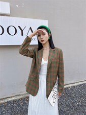春款西装28003，女装西装，蓝典