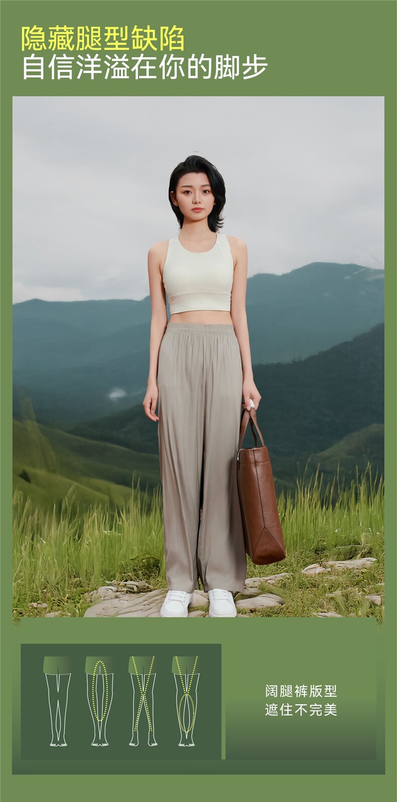 2025时尚百搭铜氨丝阔腿轻薄百搭冰拽女裤,女装休闲裤,东正羊绒