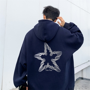 ！连帽圆领卫衣男装港风帽衫男 LM174-P35图片