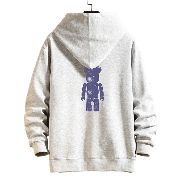 KS21242-P38连帽开衫卫衣男运动外套大码班服砖墙,男装卫衣,电商A040A