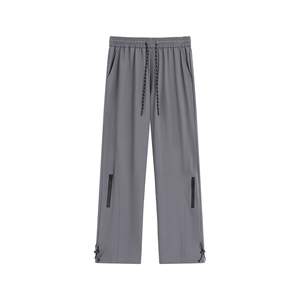 冰丝防水拉链可束脚休闲裤K004平铺92%聚酯纤维8%氨纶(S-5XL)TP23图片