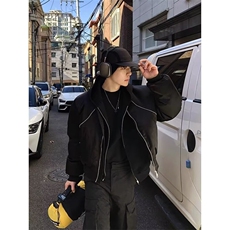 有货DMF874-特批85冬季加厚高级设计感飞行员夹克棉服，男装夹克，星座603-2