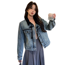 2024年春季新款时尚潮流牛仔外套，女装牛仔外套，依曼迪