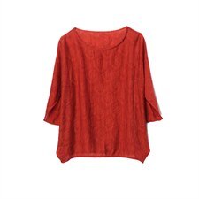 天丝女2025新款夏季中年妈妈大码宽松短袖t恤时尚洋气半袖衣，女装衬衫，涵誉