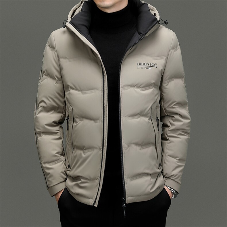 BZC2385钱塘2020-2新款时尚休闲简约冬季厚款中年男士羽绒服P240,男装羽绒服,钱塘207-2