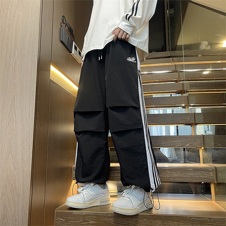 2024秋季新款休闲裤男士阔腿裤美式运动长裤K9036-P55控88,男装休闲裤,星座810(原QT5070)
