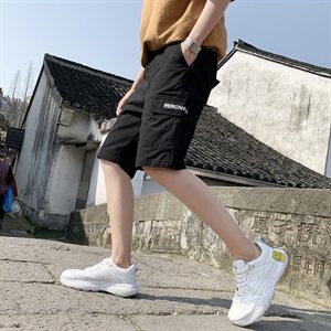 工装短裤外穿潮牌宽松裤子休闲五分裤男士夏季沙滩中裤S501图片