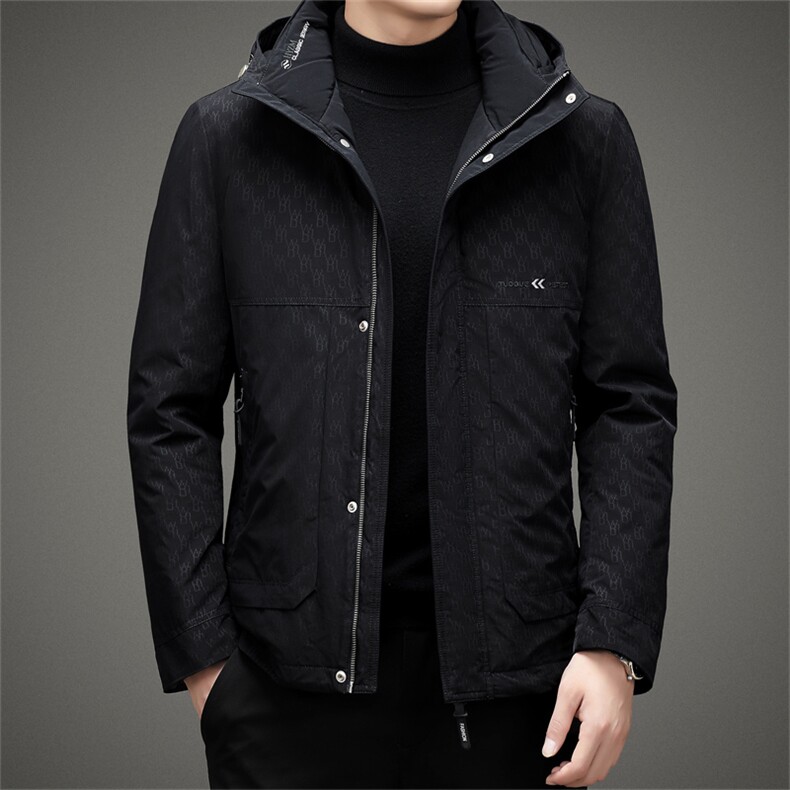 CD8826钱塘2020-2秋冬新款商务休闲男士羽绒服连帽保暖外套P298,男装羽绒服,钱塘207-2