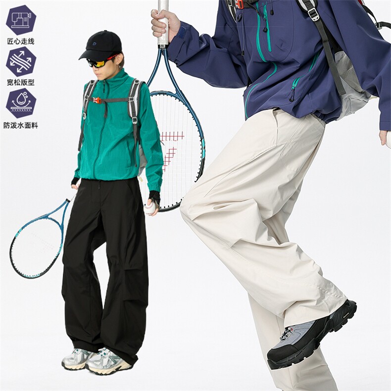 美式机能冲锋裤男款春秋工装裤子户外运动登山裤AK028-P48图片