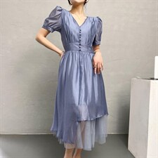 2022年夏季新款显瘦气质连衣裙高级感满满，女装连衣裙，序儿