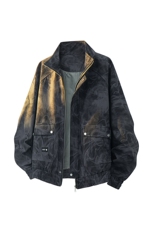 美式重磅高品质夹克假两件开衫外套SY8812特P75控158大码4-8XL+5，男装夹克，星座610B-1