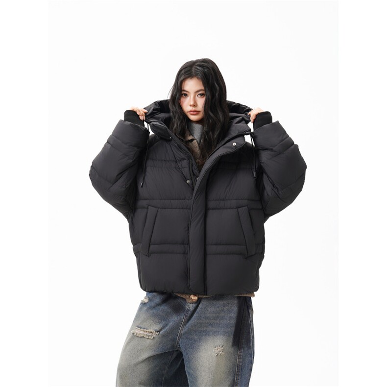90%绒新标有报告连帽韩版宽松羽绒服上衣Y986/P350现货,男装羽绒服,星座202-3