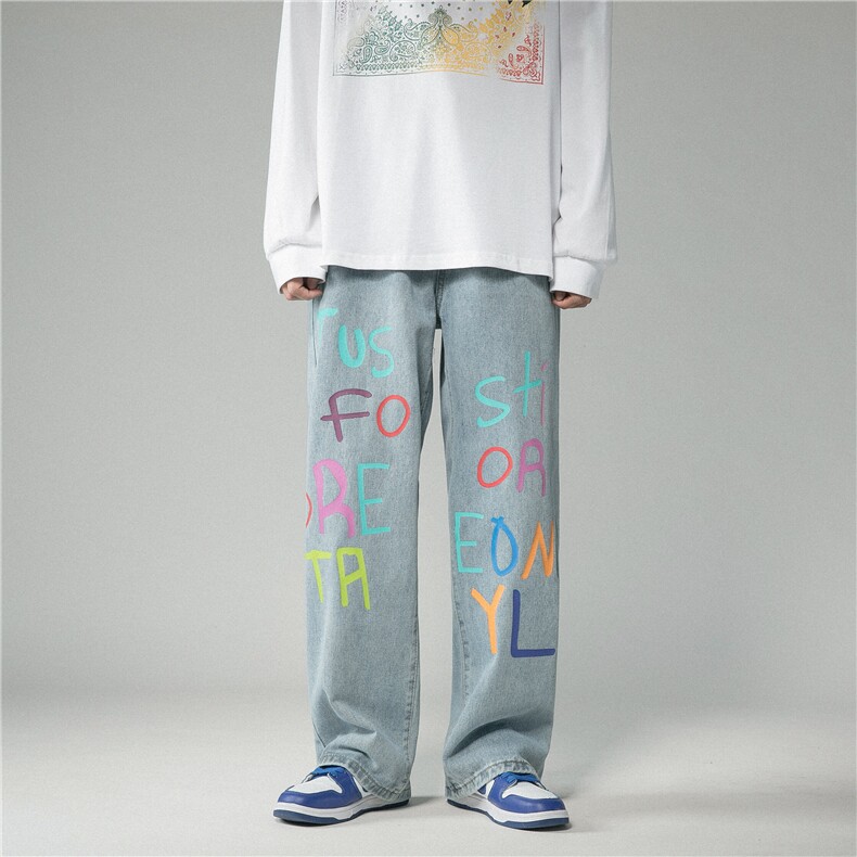 k753-p48-控68  高阶宽松大码牛仔裤cityboy图片