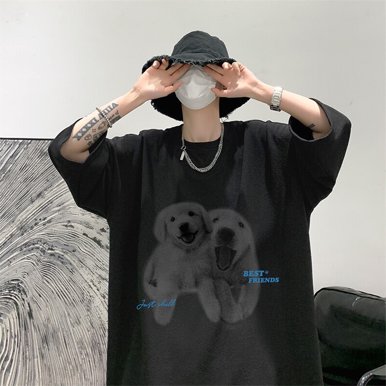 冰丝七分袖t恤男大码五分袖男短袖男中袖Q11455-P30,男装T恤,电商A040