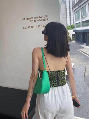 高级绿吊带穿搭系列，女装背心吊带，ZIA