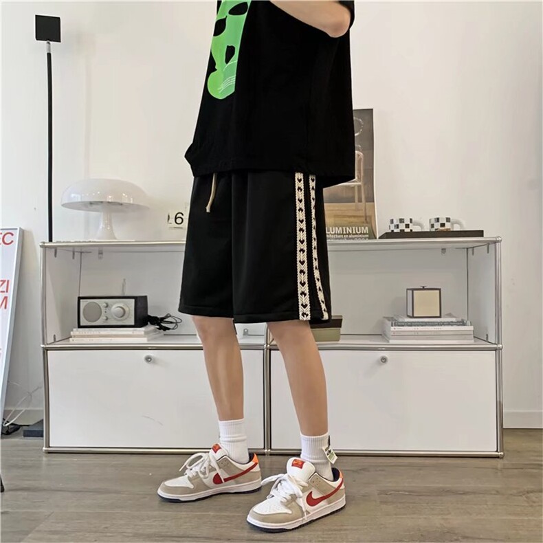 男夏季潮流时尚休闲短裤编织裤子五分裤D6803P25，男装休闲裤，星座1116-2