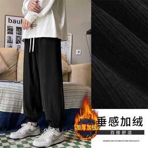 秋冬2022百搭束脚加绒加厚休闲裤 J1002特批35-加绒特批43图片