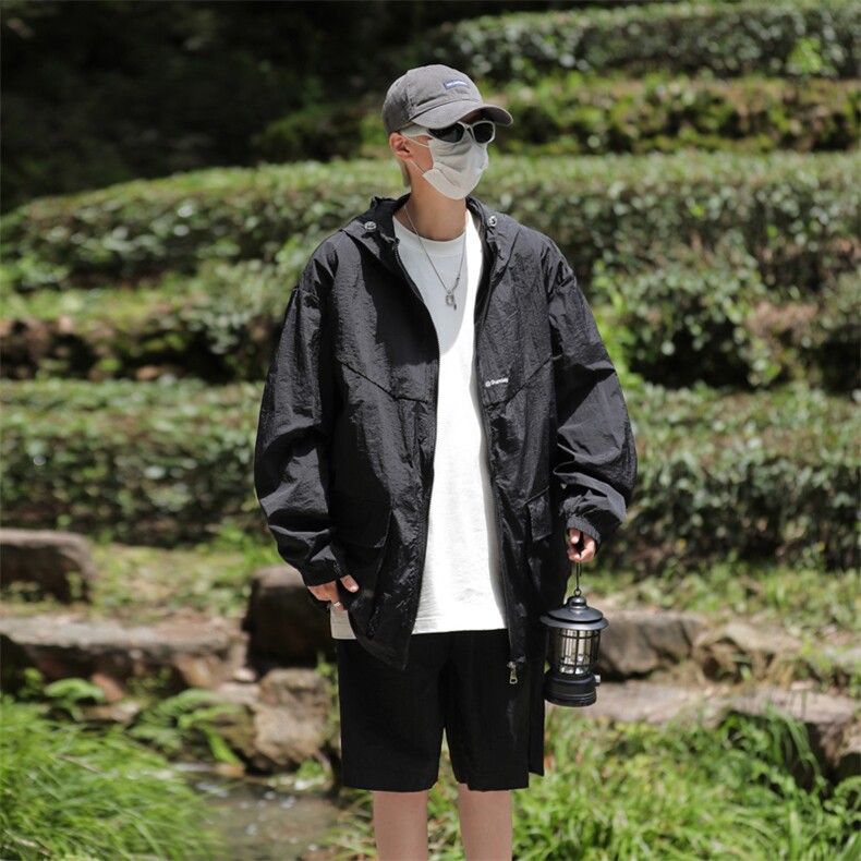 2024山系防晒套装潮牌户外登山休闲短裤防水套装TZ11-P56,男装休闲套装,星座313A-2