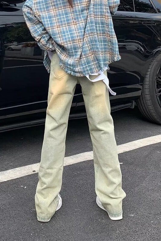美式高街牛仔裤男简约百搭休闲裤G1340/P45,男装牛仔裤,电商D202-1