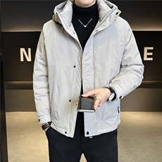 标50绒男士羽绒服冬季2025新款连帽工装外套A313-9912-P215，男装羽绒服，电商A313