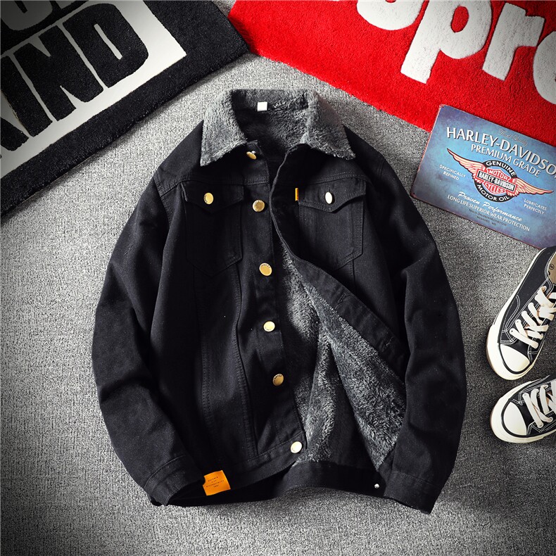 jk901J-p70-限价108麒麟冬季加厚加绒牛仔外套男新款宽松夹克，男装工装外套，星座103A